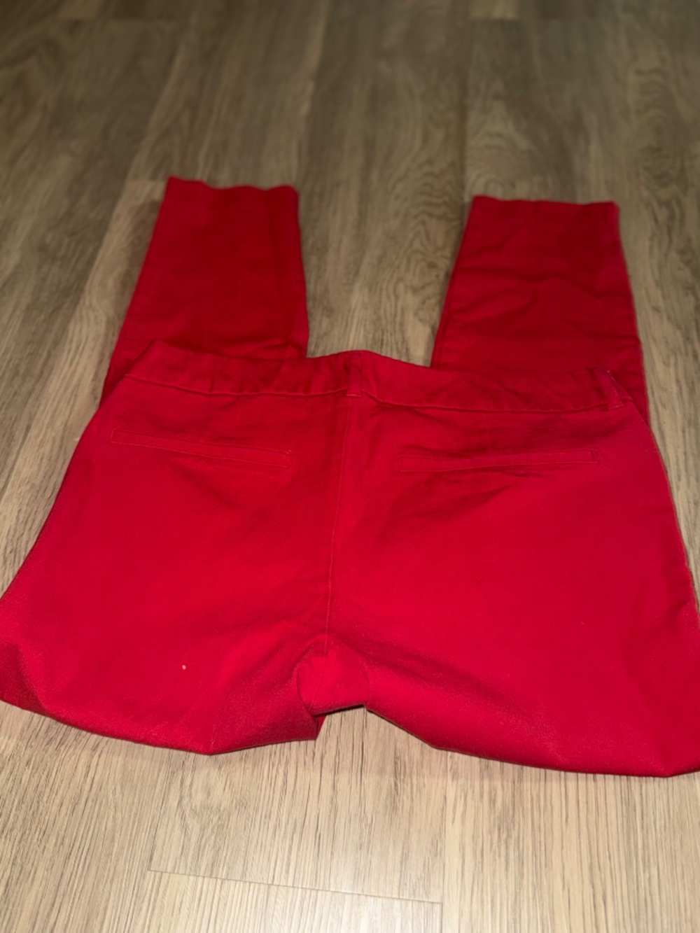 Old Navy Pixie Pants Bundle Black Red Slim Leg Cropped Office Workwear - Picture 8 of 9